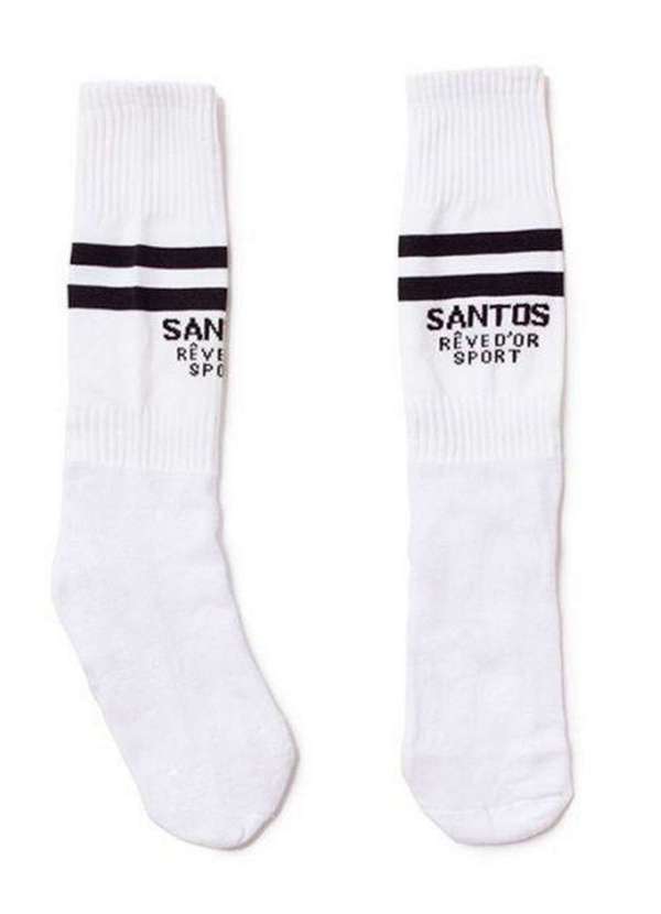 Revedor - Meião Infantil Campo Santos Oficial Branco