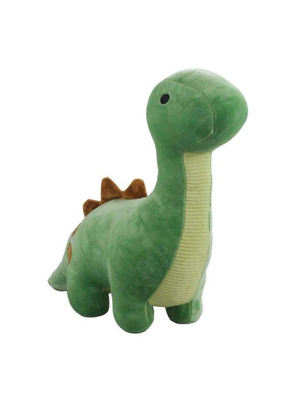 Minas de Presentes - Dinossauro Verde Pescoçudo 37cm - Pelúcia Verde