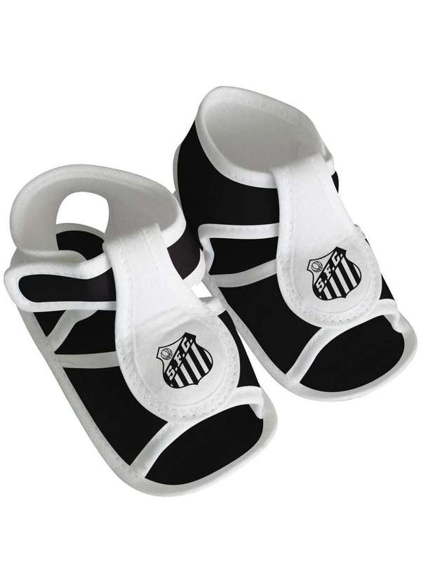 Torcida Baby - Sandália Bebê Santos Torcida Baby Branco