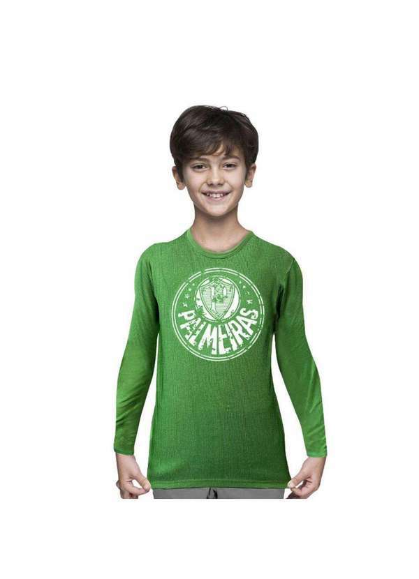 Revedor - Camiseta Infantil Palmeiras Manga Longa Verde Unissex Verde