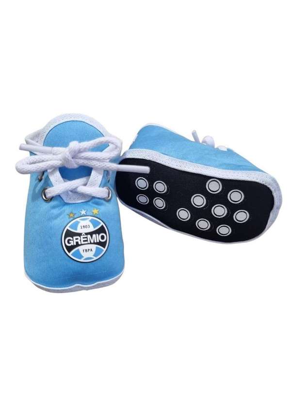 Revedor - Chuteirinha Bebê Grêmio Azul Oficial Azul