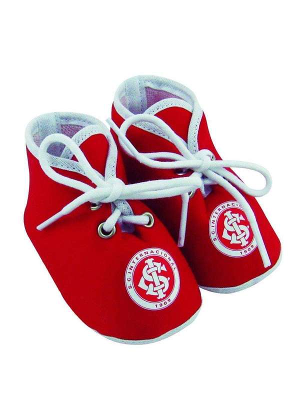 Revedor - Chuteirinha Bebê Internacional Vermelha Oficial Vermelho