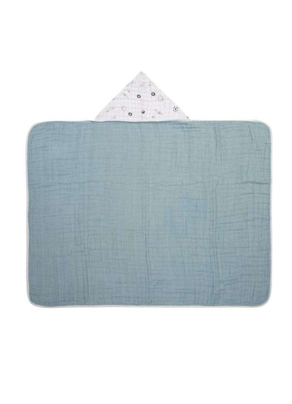 Papi - Toalha de Banho Infantil Soft Premium com Capuz Esporte Papi Verde 4