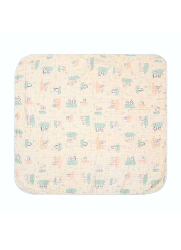 Papi - Toalha de Banho Soft Infantil Urso c/ Capuz 80x80cm Papi Verde 4