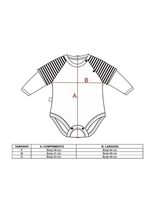 Revedor - Body Bebê Santos Manga Longa Oficial Branco 3