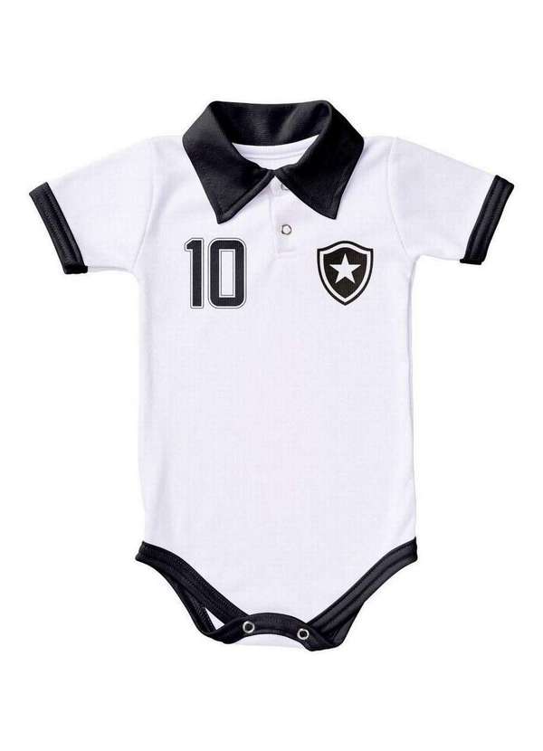 Torcida Baby - Body Botafogo Polo Branco Torcida Baby Branco / Preto