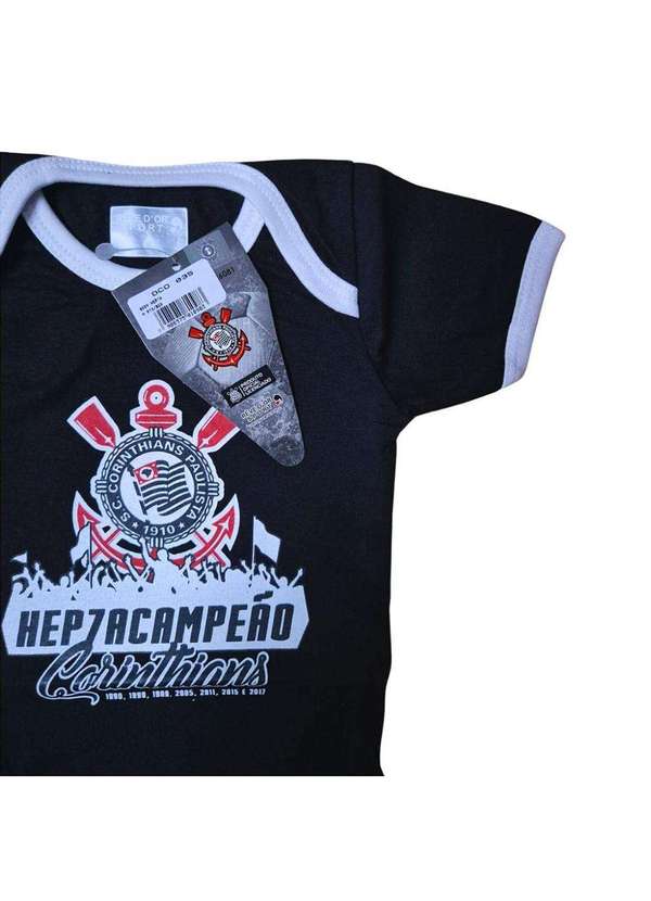 Revedor - Body Corinthians Hepta Campeão Preto Oficial Preto 2