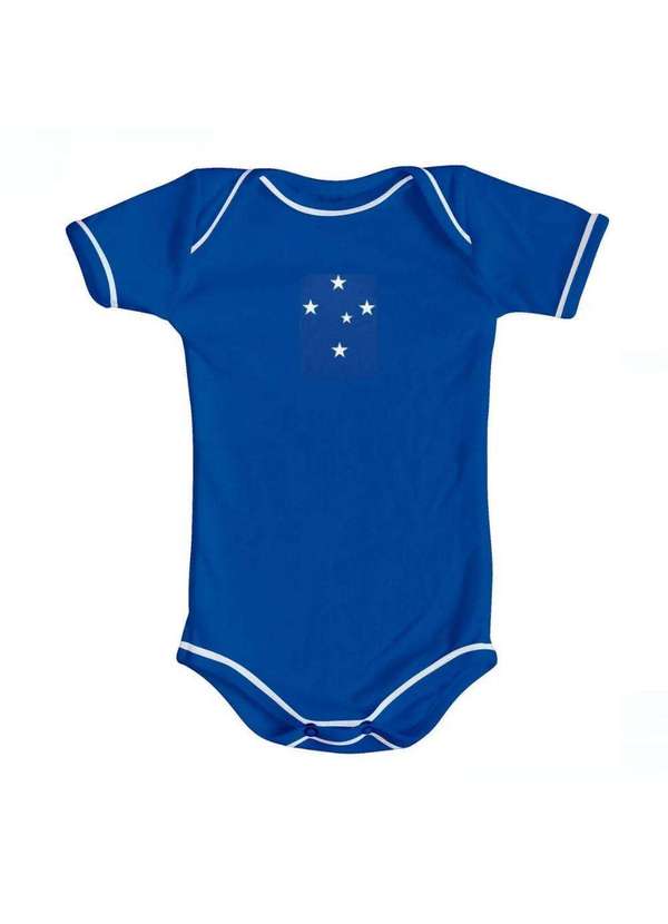 Torcida Baby - Body Cruzeiro Oficial Azul - Torcida Baby Azul