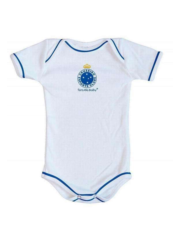 Torcida Baby - Body Cruzeiro Oficial Branco - Torcida Baby Branco