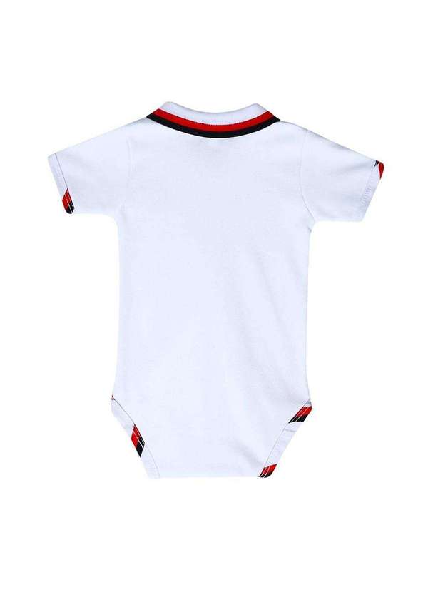 Revedor - Body Flamengo Pólo Manga Curta Oficial Branco 3