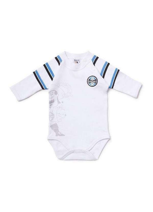 Revedor - Body Grêmio Manga Longa Oficial Branco