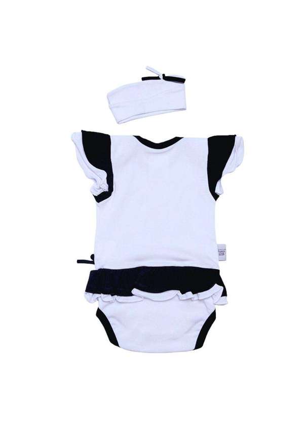 Revedor - Body Vestido Corinthians com e Tiara Oficial Branco 3