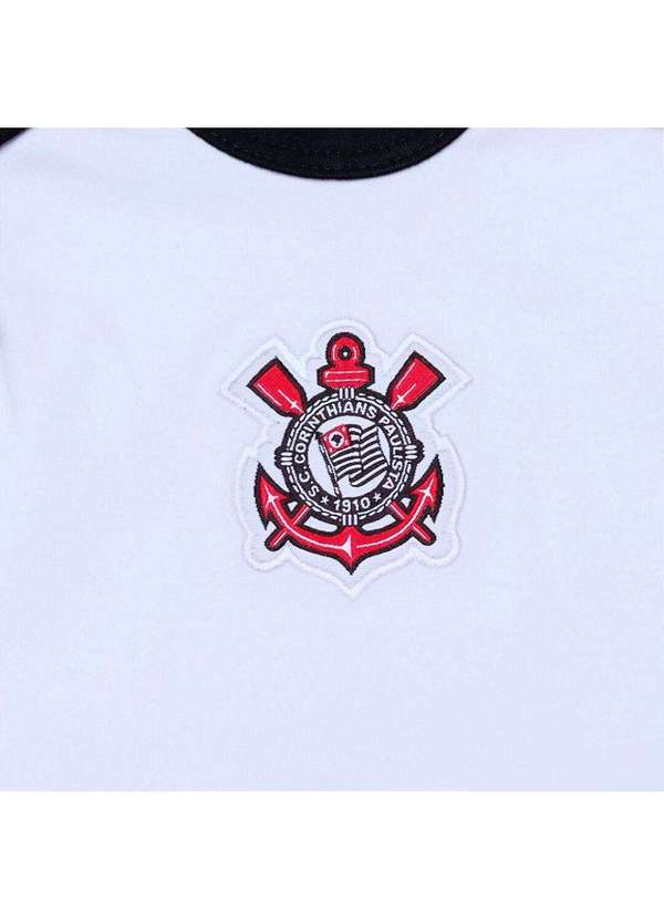 Revedor - Body Vestido Corinthians com e Tiara Oficial Branco 6