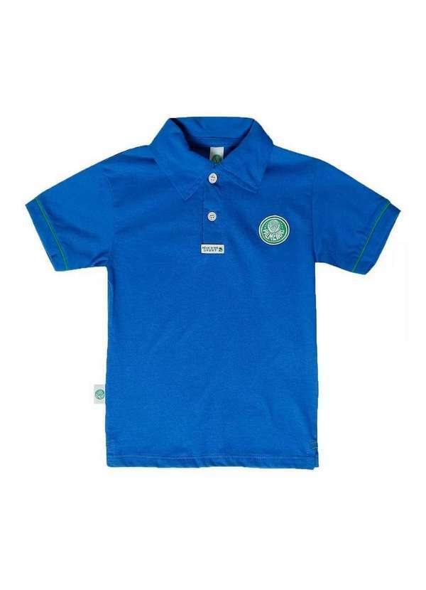Revedor - Camisa Polo Infantil Juvenil Palmeiras Azul Oficial Azul