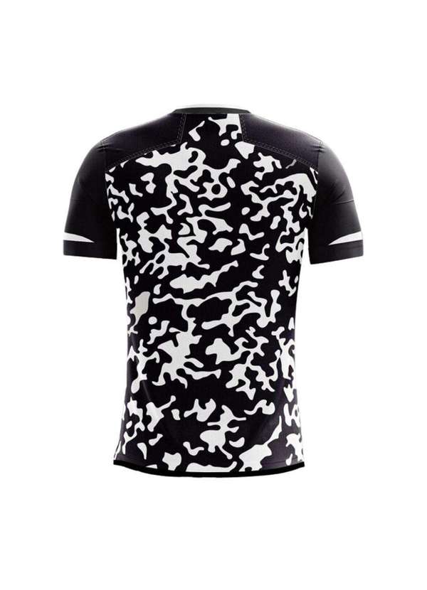 Revedor - Camiseta Infantil Corinthians Camuflada Oficial Branco / Preto 2