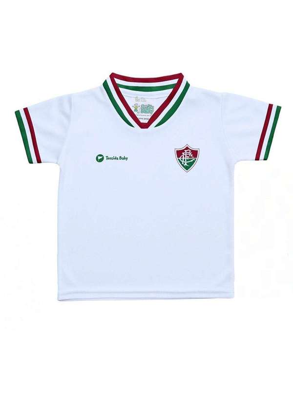 Torcida Baby - Camiseta Infantil Fluminense Branca - Torcida Baby Branco 2