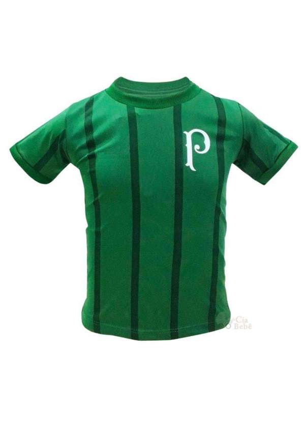 Revedor - Camiseta Infantil Palmeiras Verde Listrada Oficial Verde 2