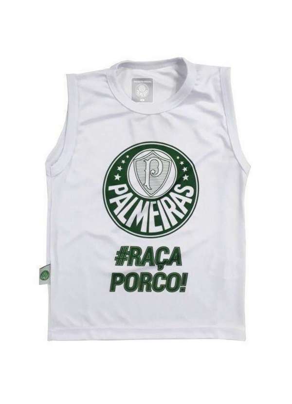 Revedor - Camiseta Regata Infantil Palmeiras Oficial Branco 2