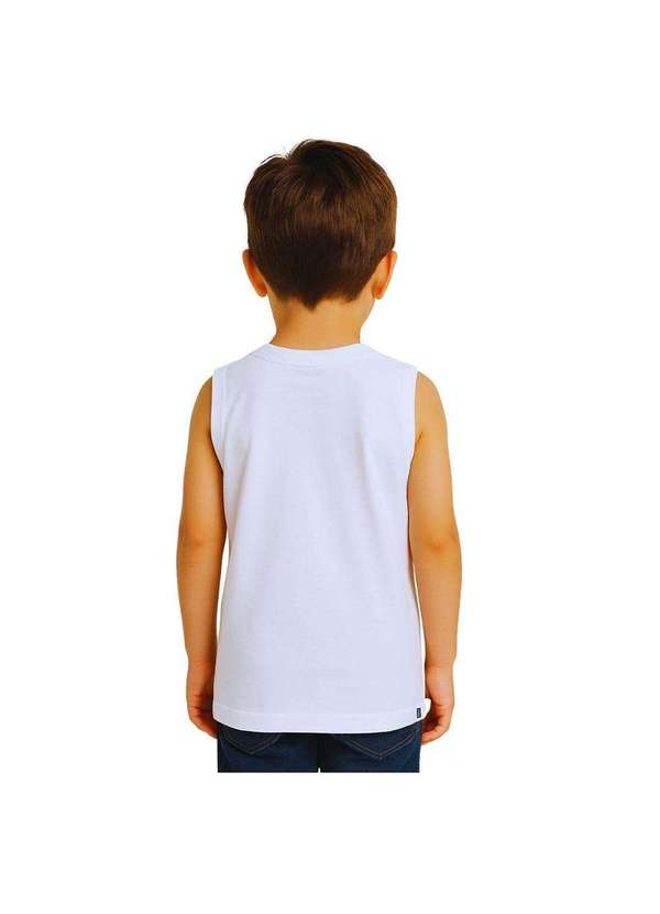 Revedor - Camiseta Regata Infantil Palmeiras Oficial Branco 4