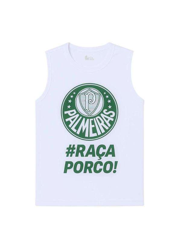 Revedor - Camiseta Regata Infantil Palmeiras Oficial Branco 5