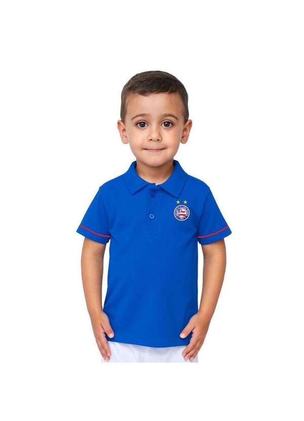 Revedor - Camisa Polo Infantil Bahia Azul Oficial Azul