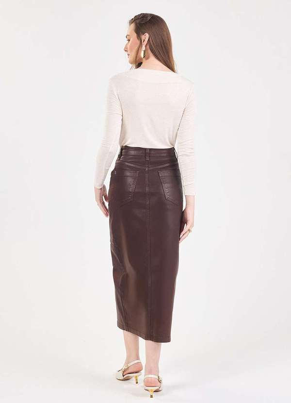 Laccord - Blusa Decote Canoa com Drapeado no Ombro Branco 6