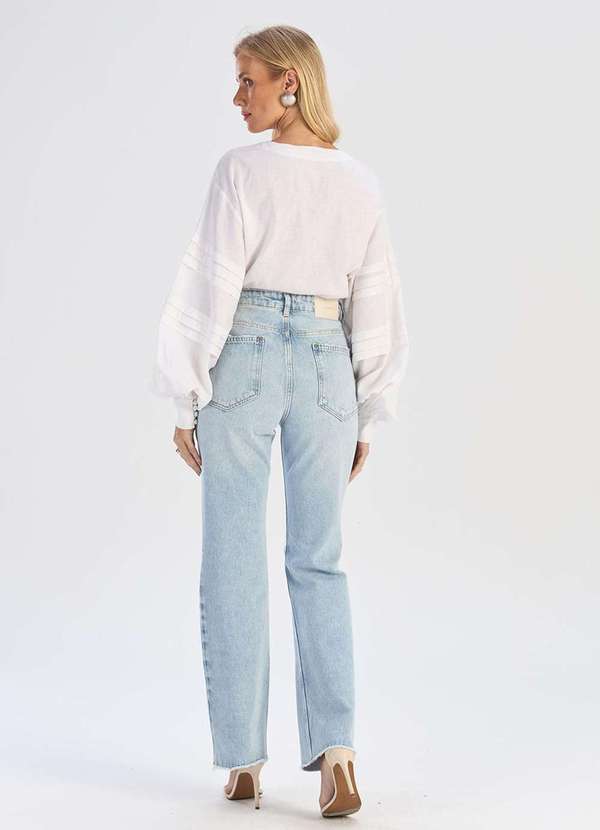 Laccord - Calca Anos 90 Destroyed Amaral Azul 4