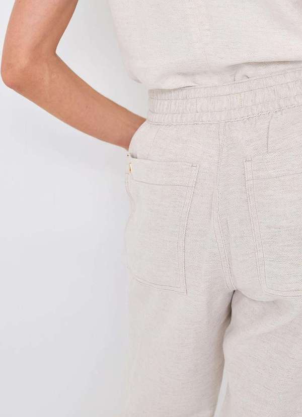 Laccord - Calca com Linho Comfort Branco 5