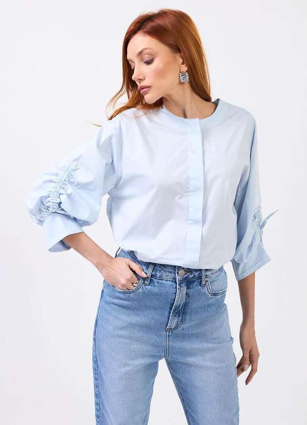 Laccord - Calca Jeans Mom Denim Claro Azul 2