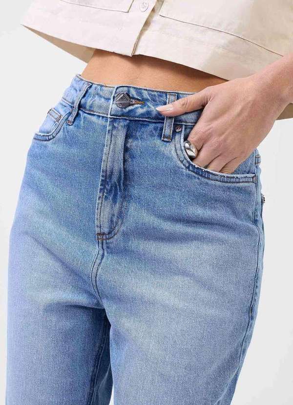 Laccord - Calca Jeans Mom Denim Claro Azul 3