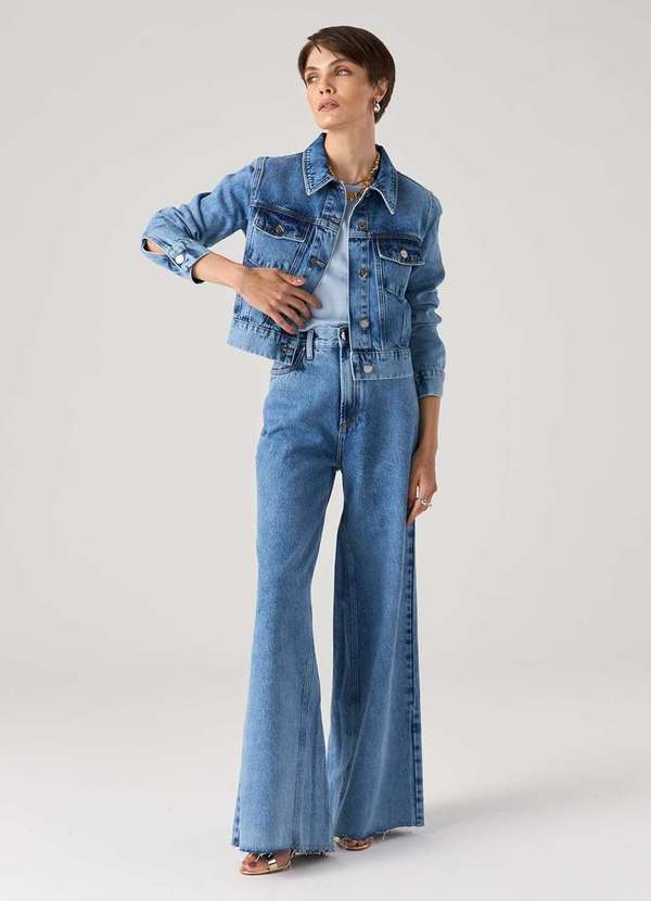 Laccord - Jaqueta Jeans Trucker Azul 2