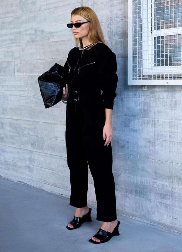 Laccord - Macacao de Sarja com Ziper Preto 2