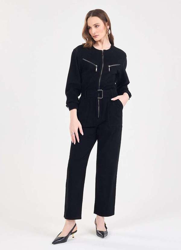 Laccord - Macacao de Sarja com Ziper Preto 3