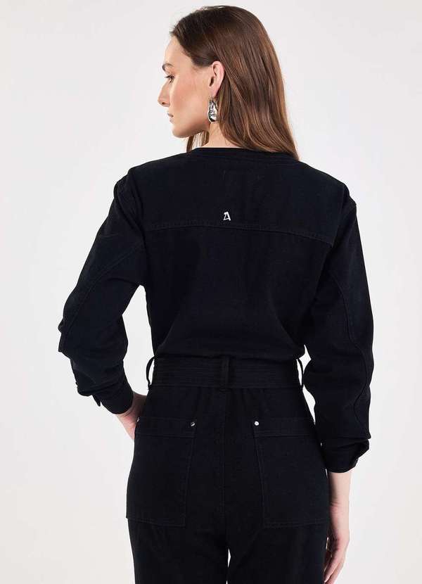 Laccord - Macacao de Sarja com Ziper Preto 5