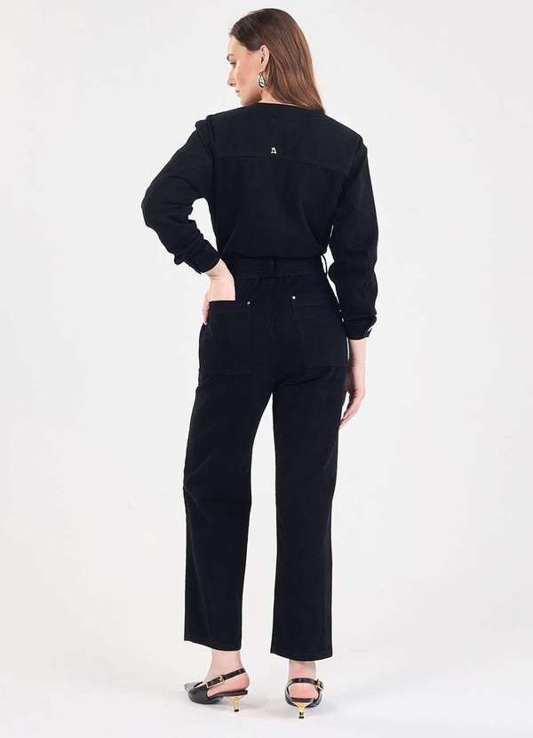 Laccord - Macacao de Sarja com Ziper Preto 6