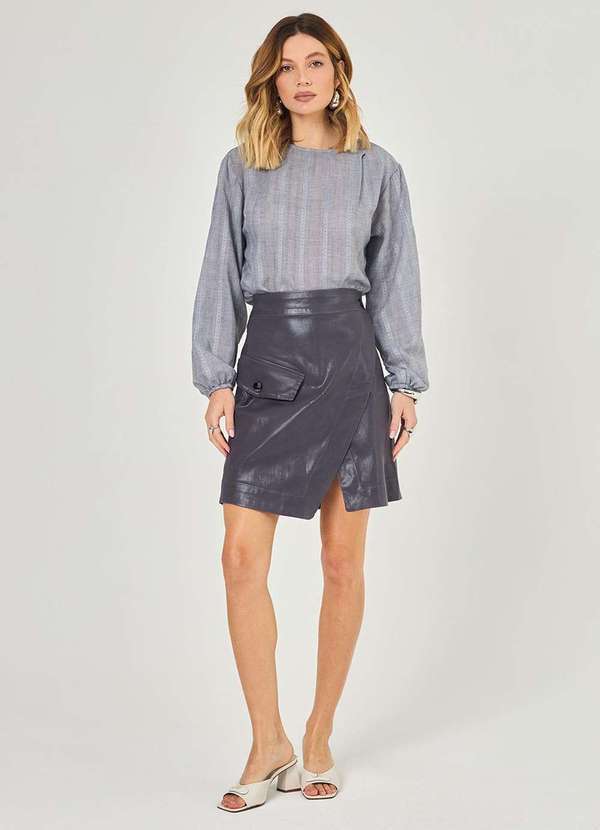 Laccord - Saia Transpassada Resinada Cinza