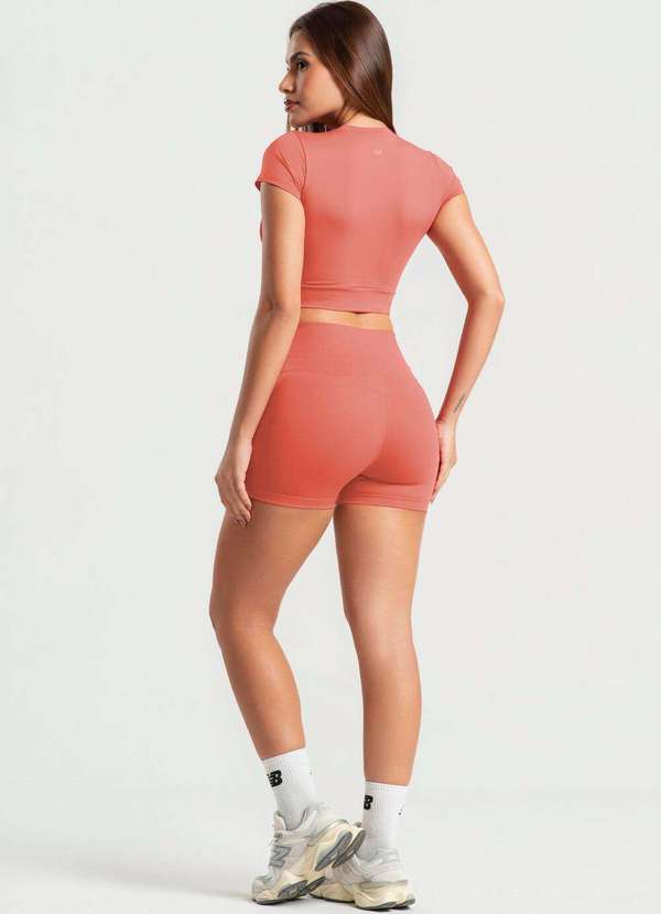 Wemood - Cropped Manga Curta Terracota Wemood - Terracota 3