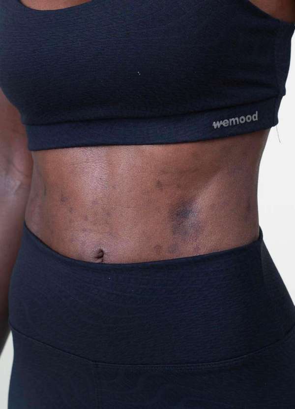 Wemood - Top Básico Alças Finas Reguláveis Wemood - Preto Jacquard 2