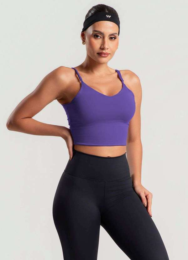 Wemood - Top com Alças Finas Reguláveis Wemood - Roxo 2