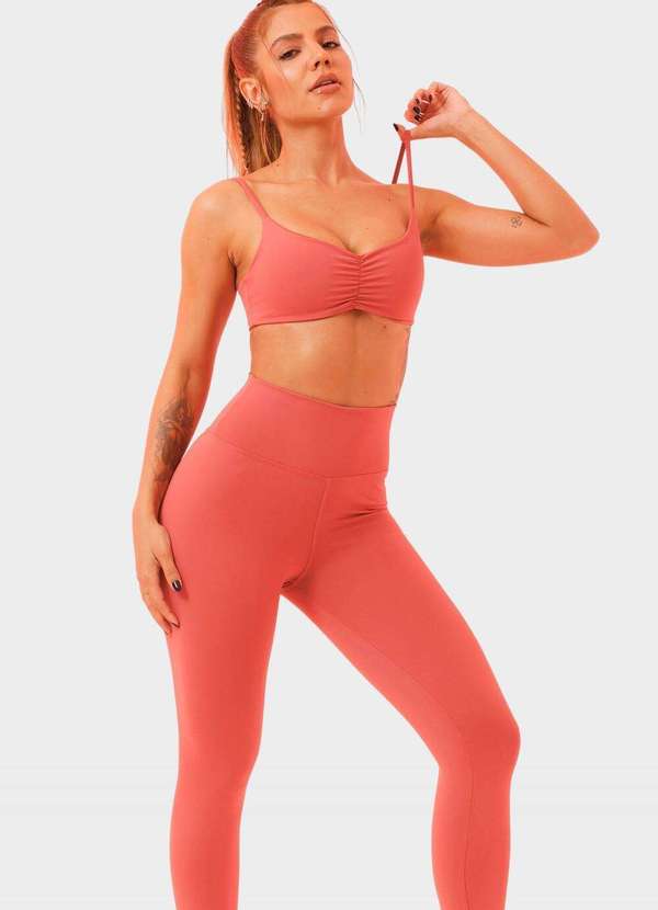 Wemood - Top Franzido com Alças Reguláveis Wemood - Terracota