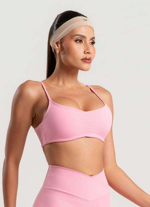 Wemood - Top Franzido com Alças Reguláveis Wemood - Rosa Claro