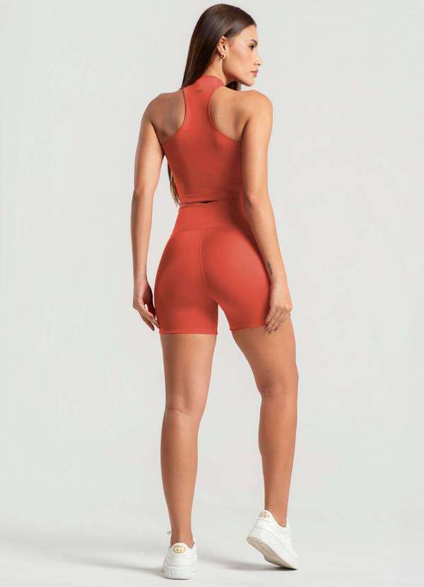 Wemood - Top Nadador com Recortes Wemood - Terracota 2