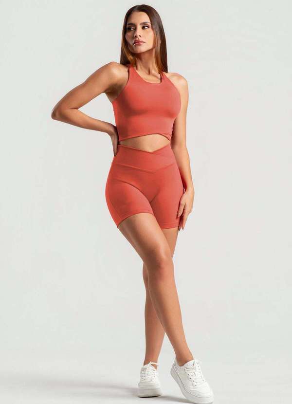 Wemood - Top Nadador com Recortes Wemood - Terracota 3