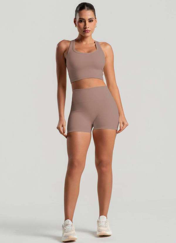 Wemood - Top Regata Canelado Decote Redondo Wemood - Marrom