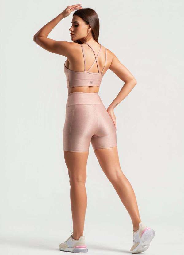 Wemood - Top Suplex Micro Canelado Gloss com 2 Alças Marrom Wemood Marrom 4