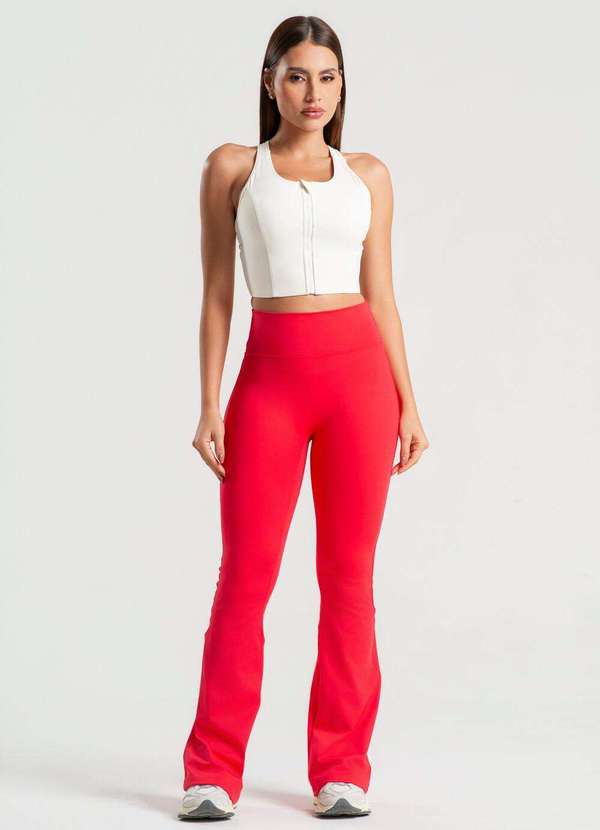 Wemood - Calça Flare Poliamida Vermelha Wemood - Vermelho