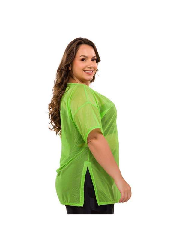 Donna Carioca - Blusão de Tule Verde Iguana com Fita Emborrachada Verde 7