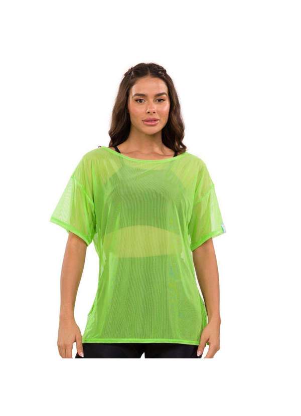 Donna Carioca - Blusão de Tule Verde Iguana com Fita Emborrachada Verde 9