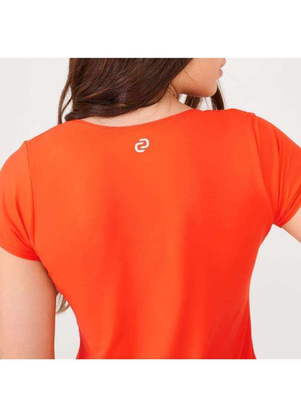 Donna Carioca - Camiseta Básica Laranja Nectarina Microfibra Laranja 3