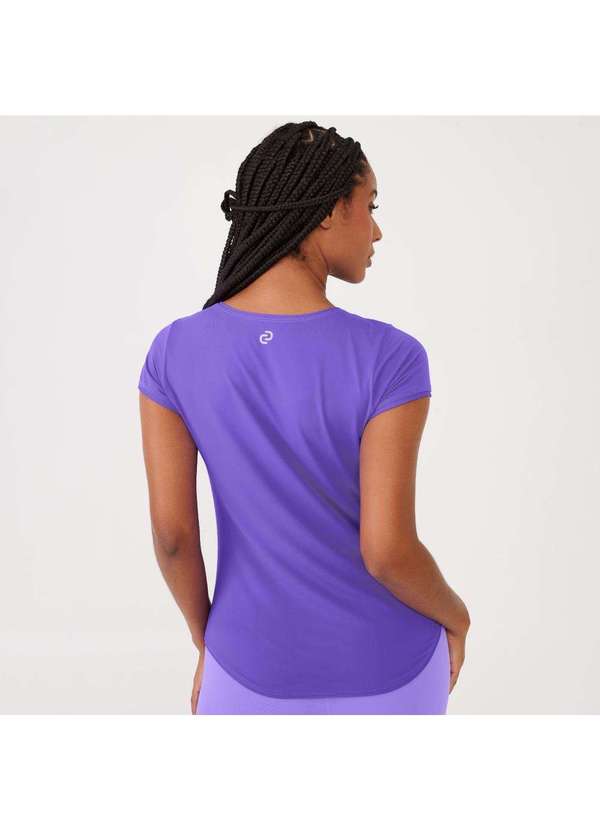 Donna Carioca - Camiseta Básica Roxo Grape Microfibra Roxo 2